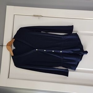 Eberjey navy blue lounge romper pajama!